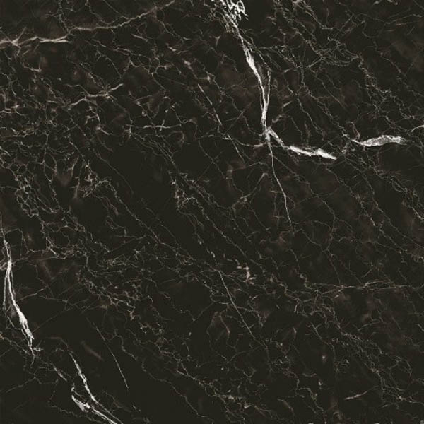 Керамогранит Marble Classik Snow Black GT-272/gr черный глянцевый 40x40 от Grasaro (Россия)
